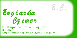boglarka czimer business card